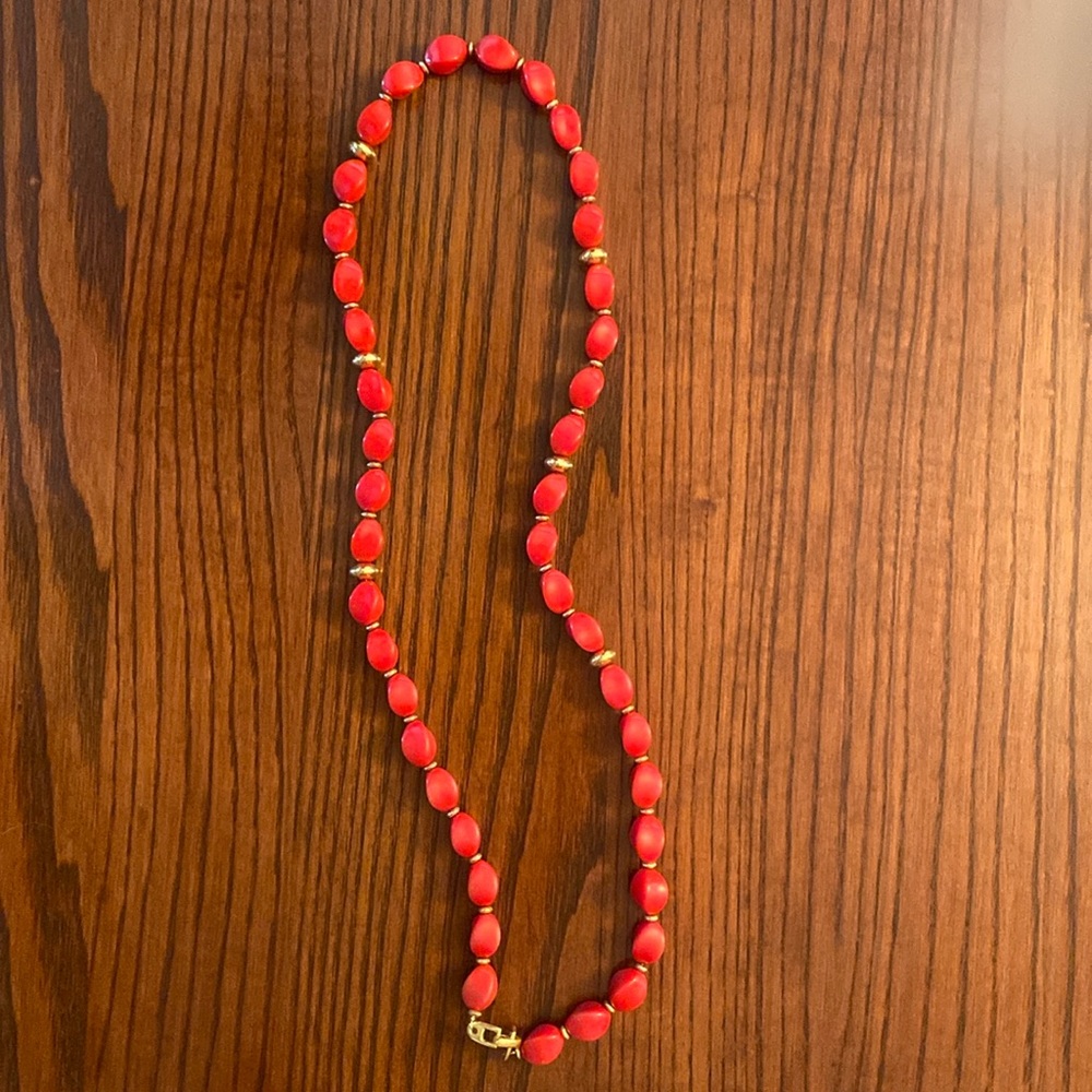 COPY - Red and Gold necklace